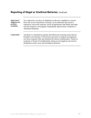 autozone CodeofConductFY2008_English