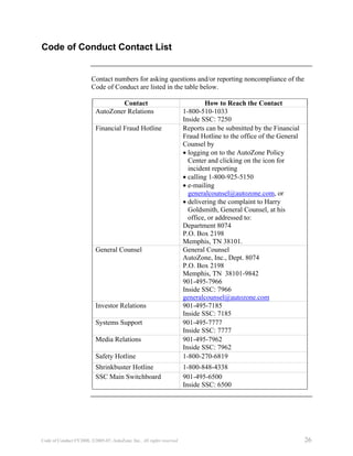 autozone CodeofConductFY2008_English