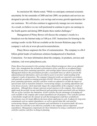 pitney bowes Q308_Release