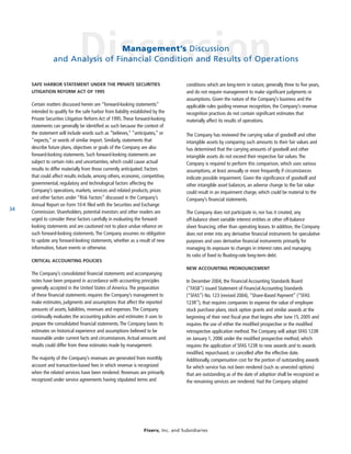 fiserv annual reports 2005