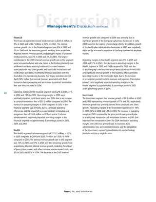 fiserv annual reports 2005