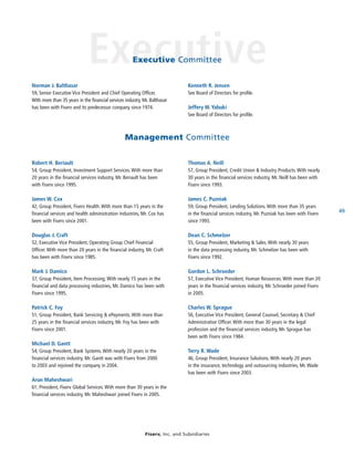 fiserv annual reports 2005