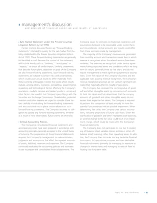 fiserv annual reports 2003