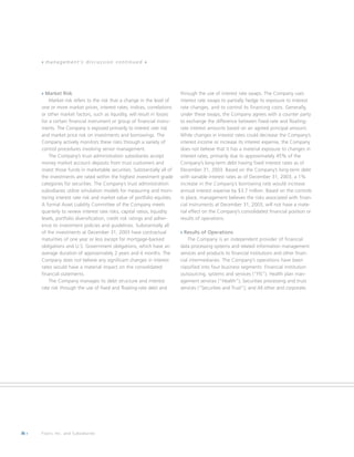 fiserv annual reports 2003