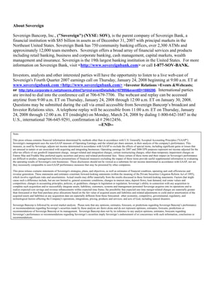 sovereignbank Q4_2007