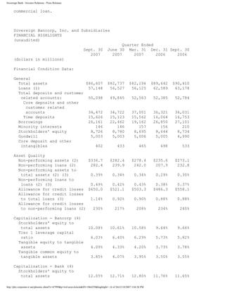 sovereignbank Q3_2007