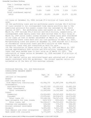 sovereignbank Q3_2007