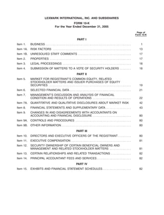 lemark international lxk_AR2005