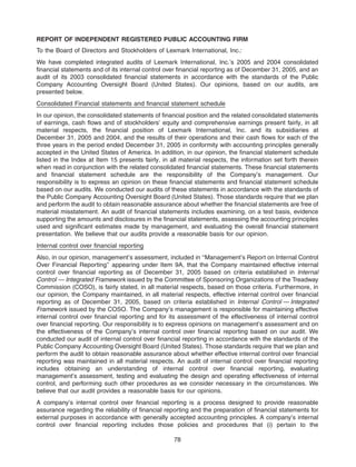 lemark international lxk_AR2005