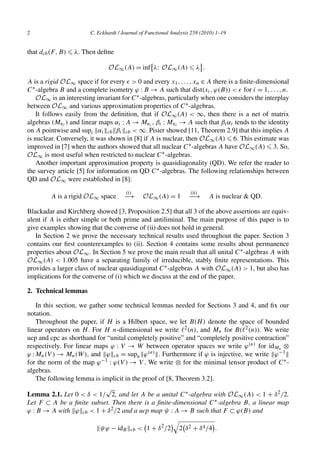 Journal Of Functional Analysis Volume 258 Issues 1 2 3 4 A Connes | PDF
