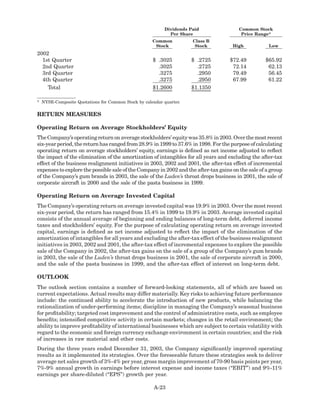 hershey  HSY_MDA_2003