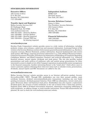 hershey  HSY_MDA_2003