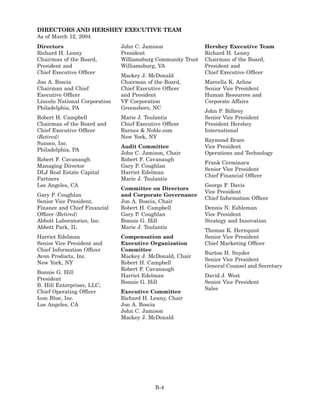 hershey  HSY_MDA_2003