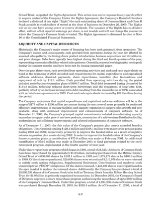 hershey  HSY_MDA_2003