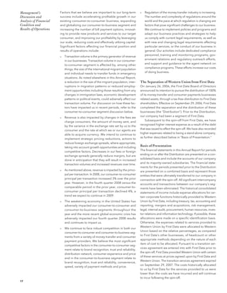 western union annual reports 2008