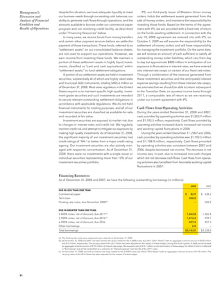 western union annual reports 2008