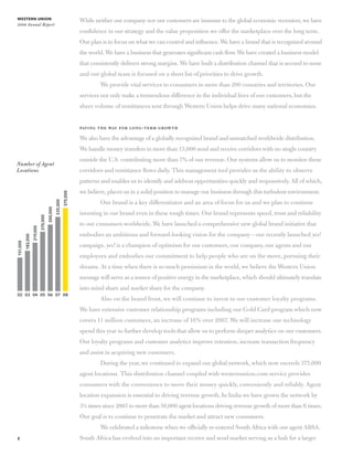 western union annual reports 2008