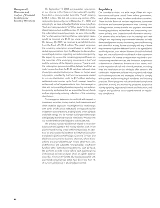 western union annual reports 2008