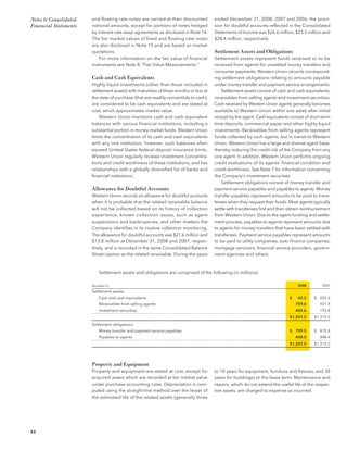 western union annual reports 2008