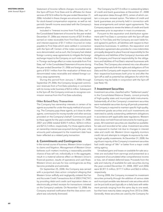 western union annual reports 2008