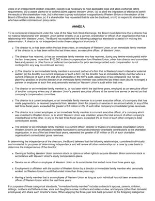 western unionCorporate Governance Guidelines