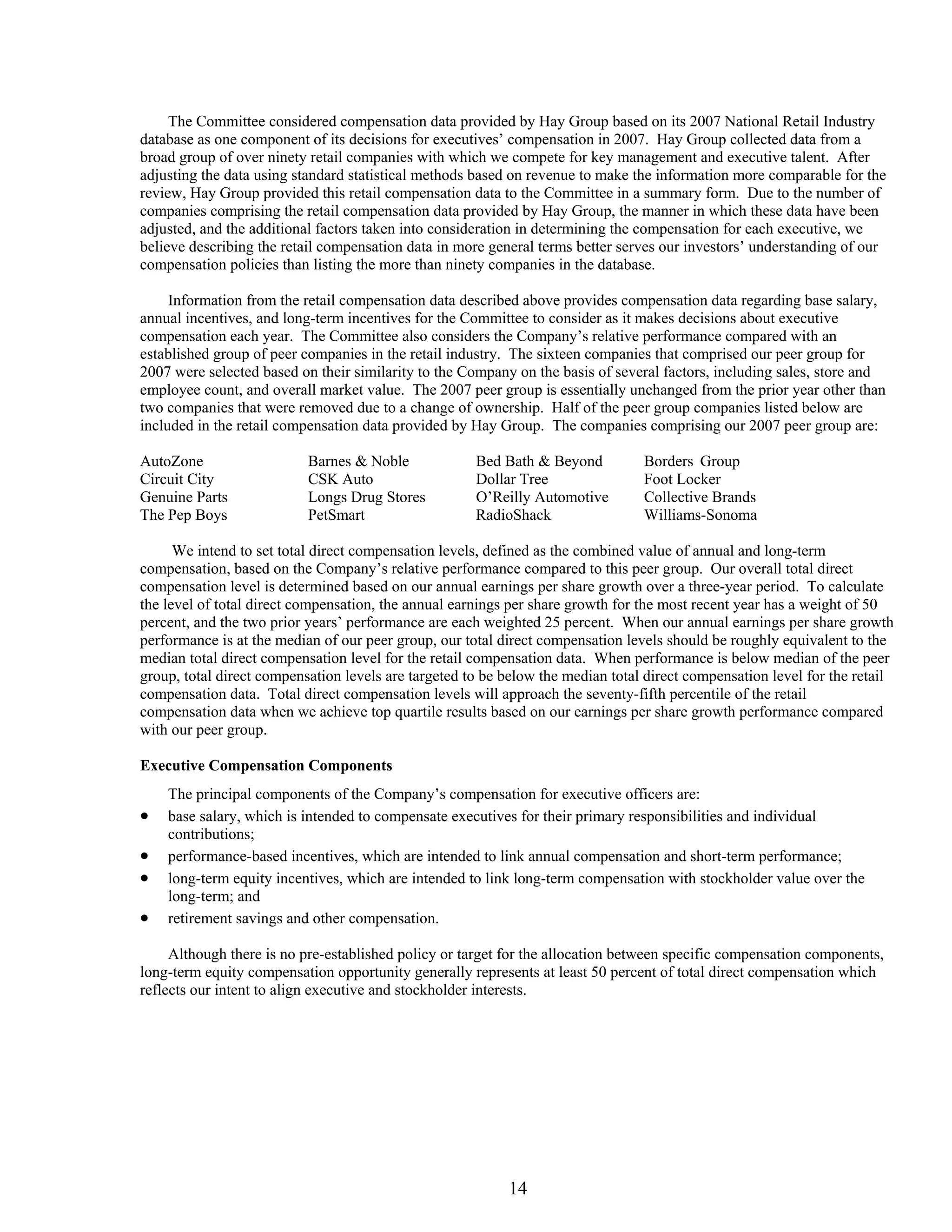 advance auto parts 2008_proxy