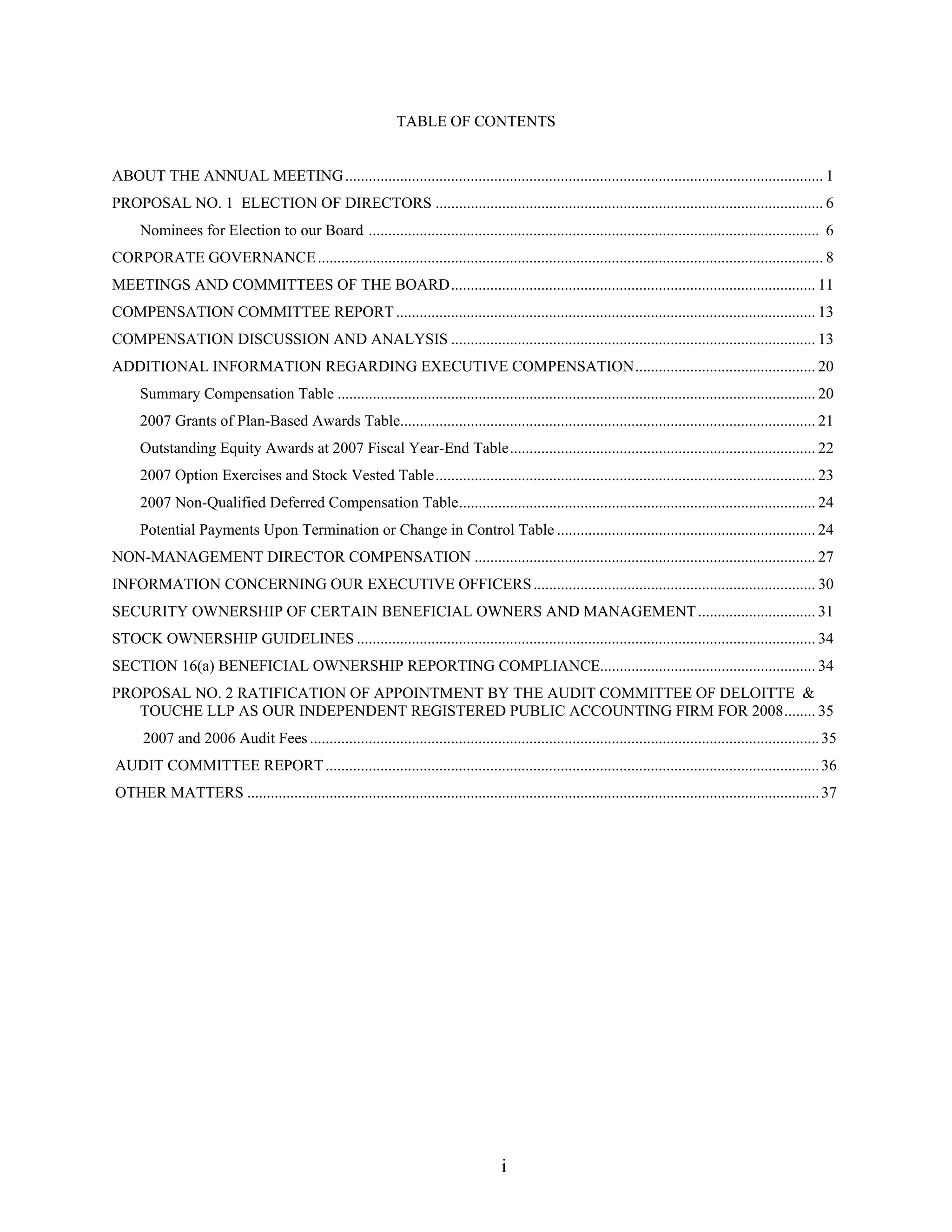 advance auto parts 2008_proxy