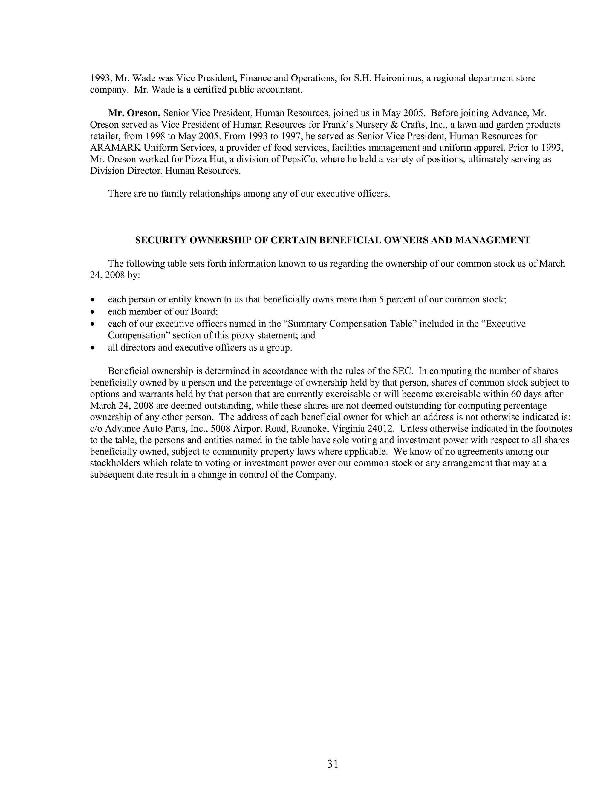 advance auto parts 2008_proxy