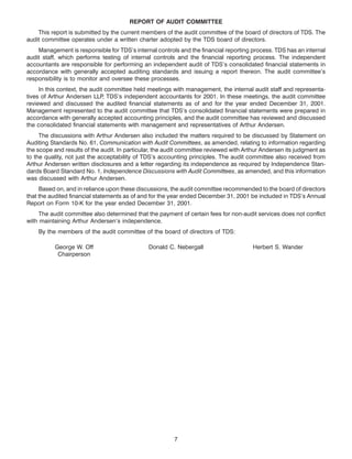 telephone data systems  2002proxy