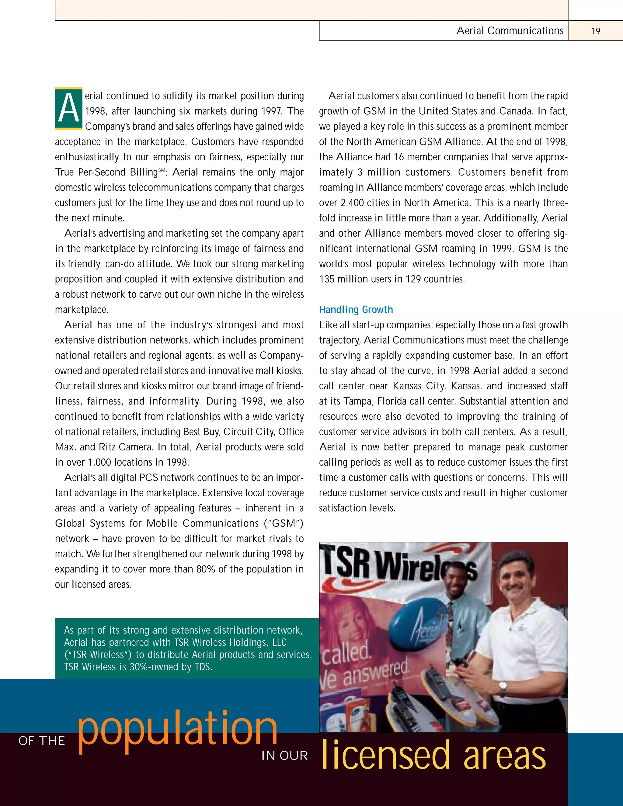 telephone data systems 98ar