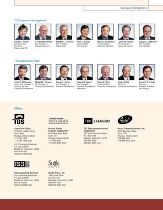 telephone data systems 98ar