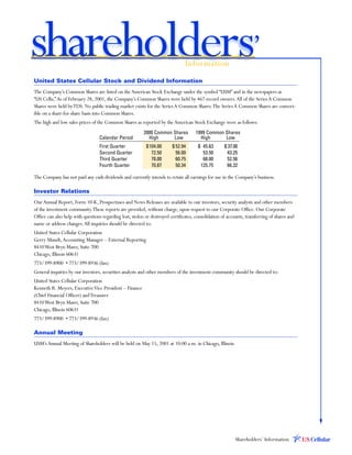 telephone data systems  2000AR
