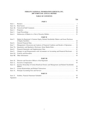 fidelity national information  2007 ar