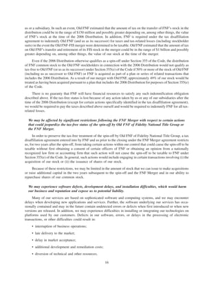 fidelity national information  2007 ar