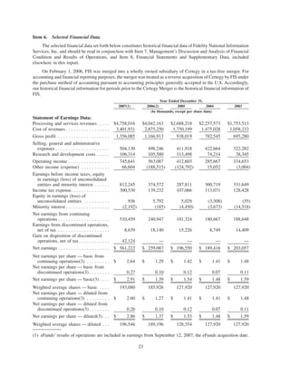 fidelity national information  2007 ar