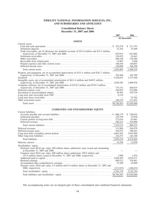 fidelity national information  2007 ar