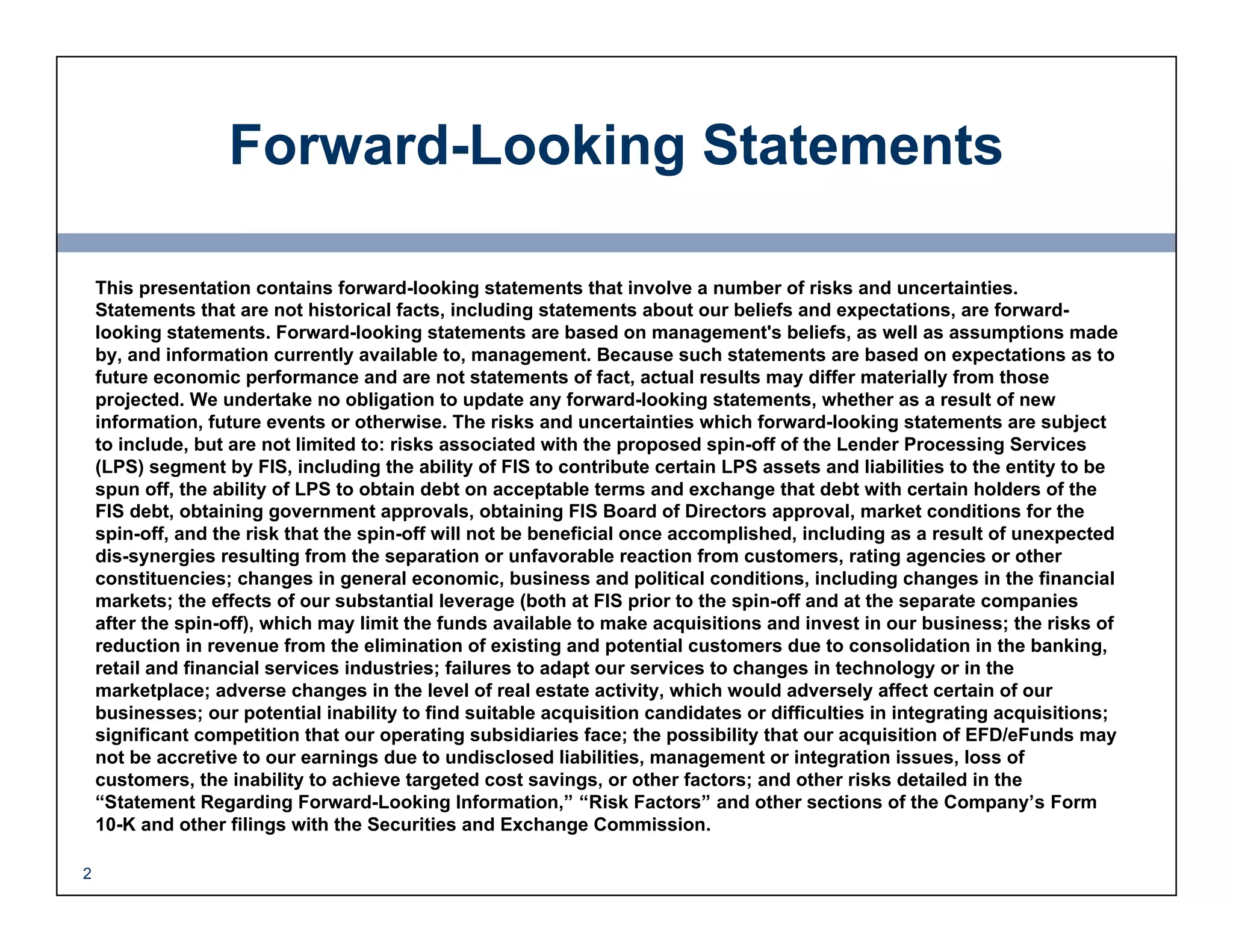 FIS Road Show Presentation June 2008