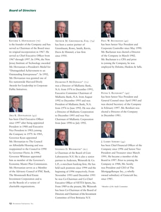 hovnanian enterprises  ar1999