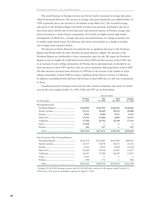 hovnanian enterprises  ar1999