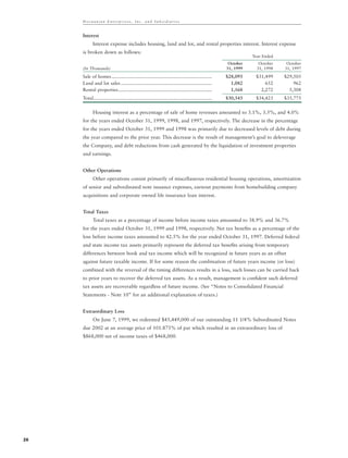 hovnanian enterprises  ar1999