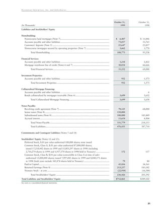 hovnanian enterprises  ar1999