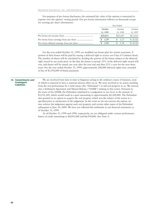 hovnanian enterprises  ar1999