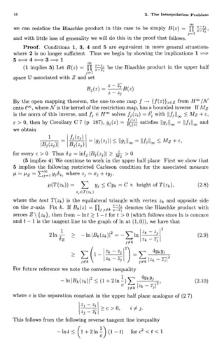 Function Theory Interpolation And Corona Problems Fields Institute ...