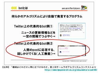 【出典】「機械はどれだけ人間に近づけるのか」第２回チームラボアルゴリズムコンテストより http://www.myopenarchive.org/documents/view/440 