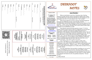 DEERFOOT
NOTES
Let
us
know
you
are
watching
Point
your
smart
phone
camera
at
the
QR
code
or
visit
deerfootcoc.com/hello
Ja...