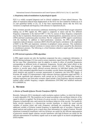Extraction of Respiratory Activity from Pulse Oximeter Signals using ...