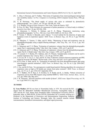 Extraction of Respiratory Activity from Pulse Oximeter Signals using ...