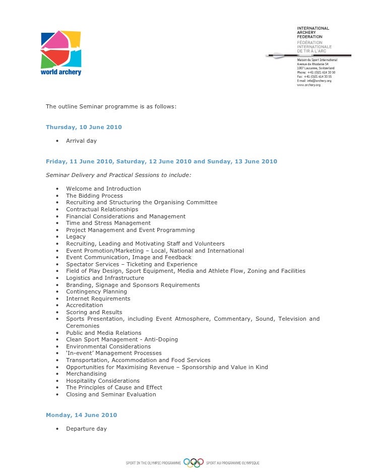seminar invitation sample
