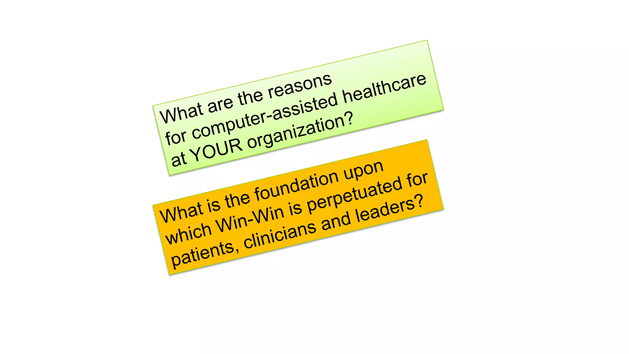 Analytics leads to improved quality and performance