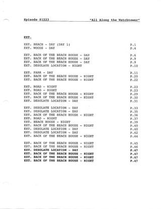 12.23 All Along the Watchtower Script] (Production Draft)